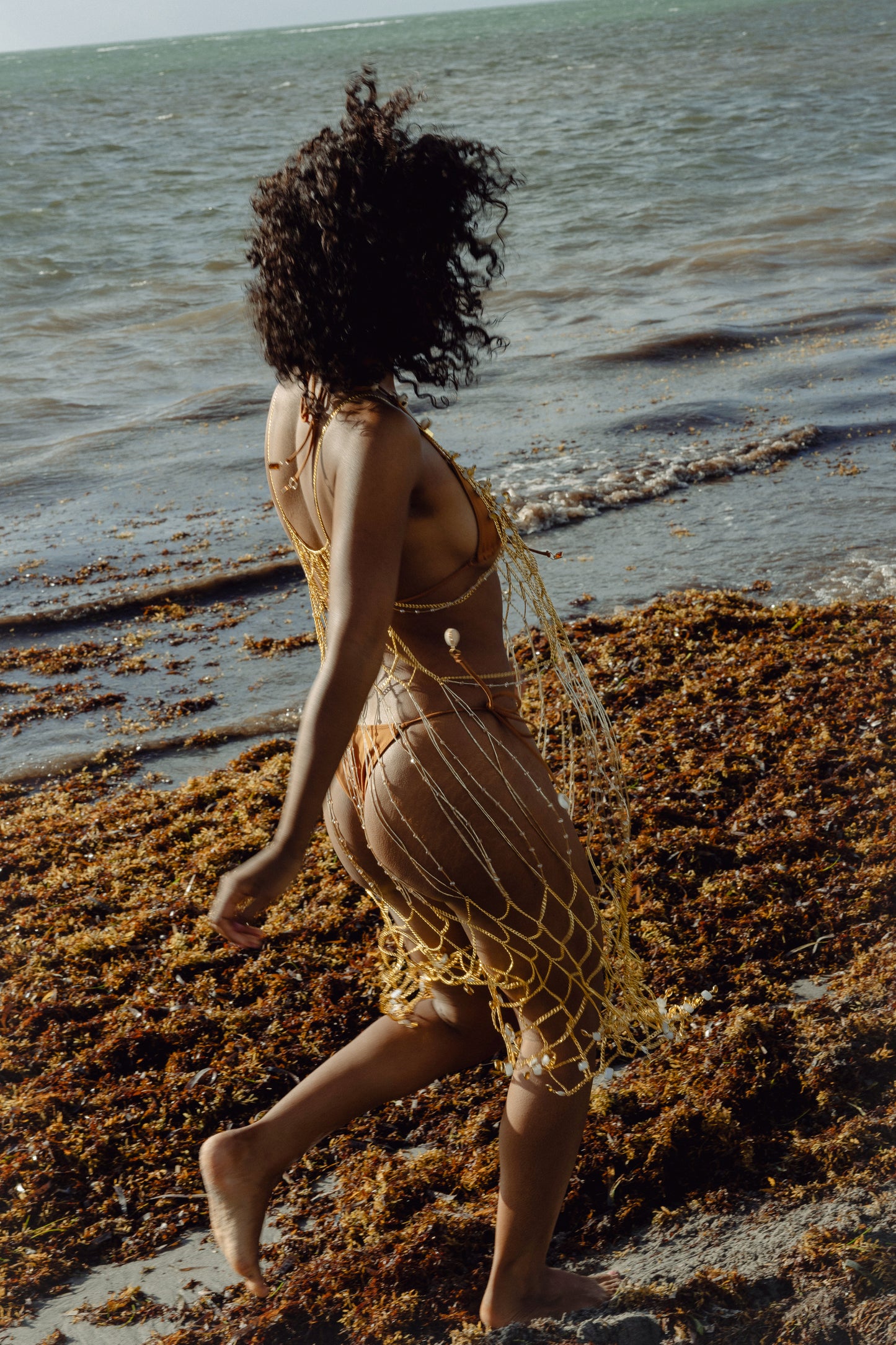 Orlan chain midi dress