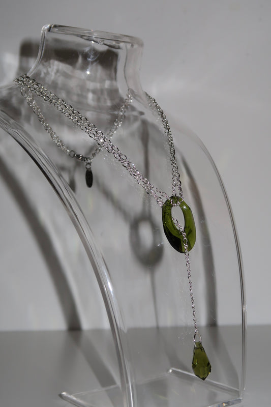 Helios crystal necklace