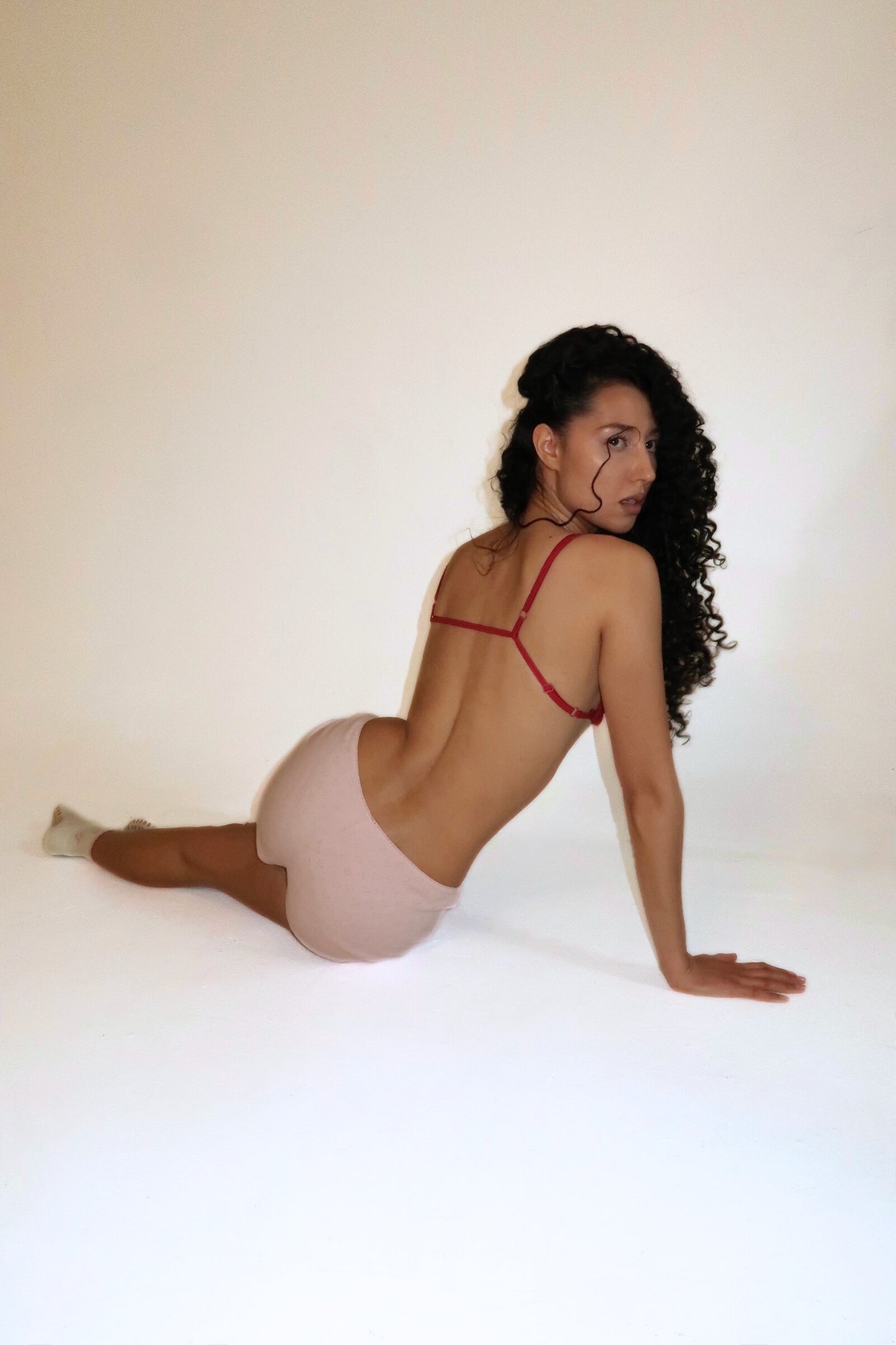 Pointelle booty short