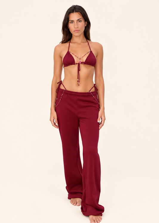 Straight leg sweatpants