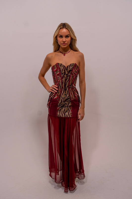Jolie Corset Dress- Couture