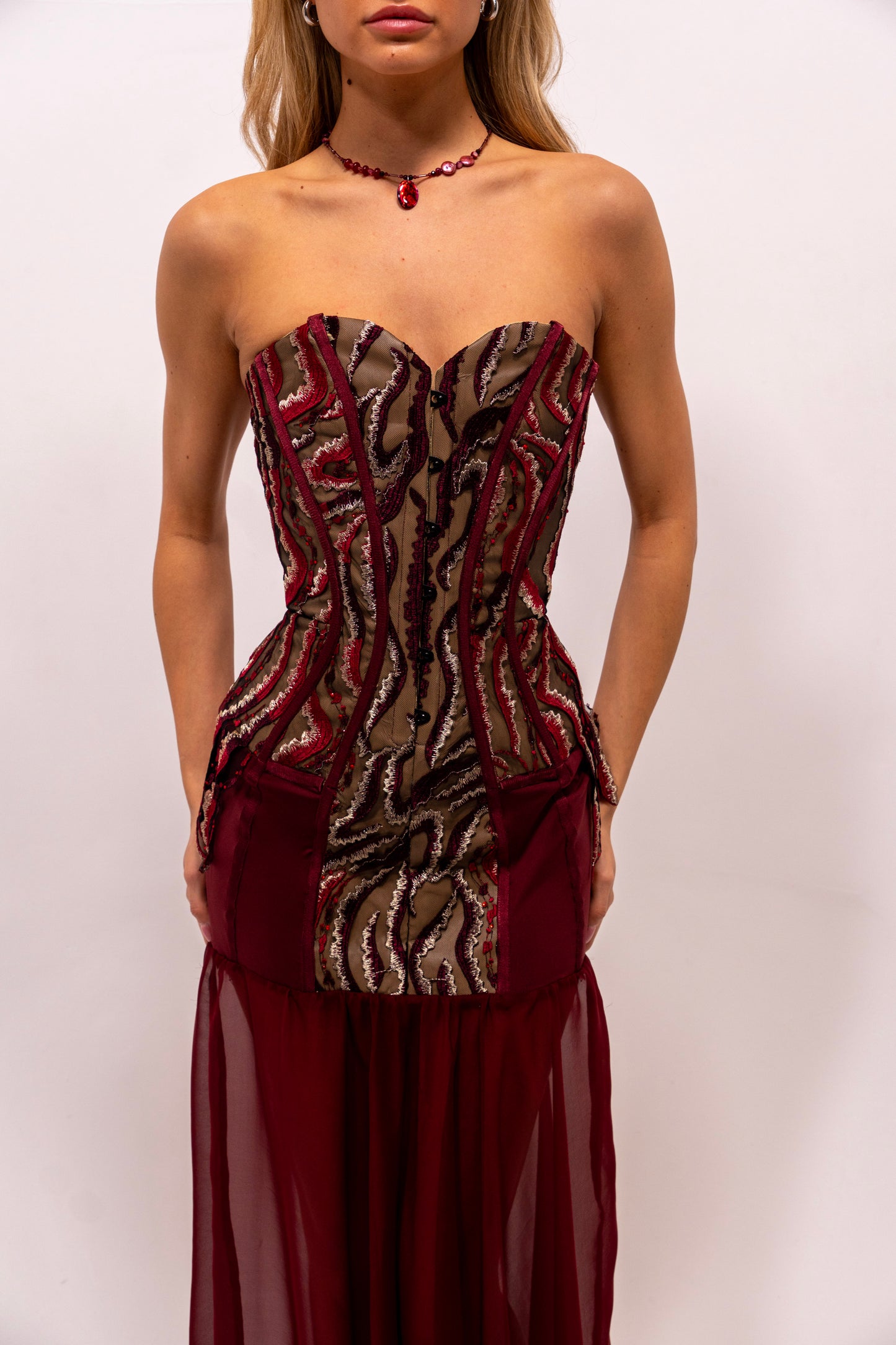 Jolie Corset Dress- Couture